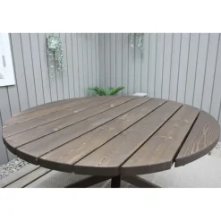 Ruokailuryhmä Baltic Garden, Ø112cm Scottsdale-pöytä + 4 Rosie-tuolia