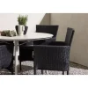 Ruokailuryhmä Venture Home, ø120cm, beige Lina-pöytä + 4 Malina-tuolia