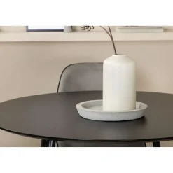 Ruokailuryhmä Venture Home, ⌀100cm Silar-pöytä + 4 harmaata Emma-tuolia