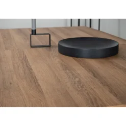 Ruokailuryhmä Venture Home, jatkettava ruskea/musta Inca-pöytä + 4 Comfort-tuolia