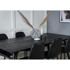 Ruokailuryhmä Venture Home, Sleek-ruokapöytä + 6 Polar-tuolia