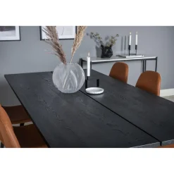 Ruokailuryhmä Venture Home, Sleek-ruokapöytä + 6 Polar-tuolia