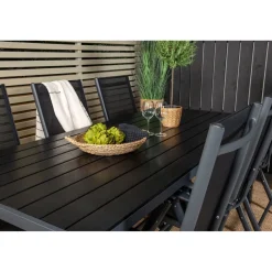 Ruokailuryhmä Venture Home, 205x90cm Break-pöytä + 6 Break-säätötuolia