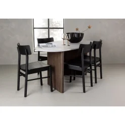 Ruokailuryhmä Venture Home, 180x90cm Grönvik-pöytä + 4 Montros-tuolia