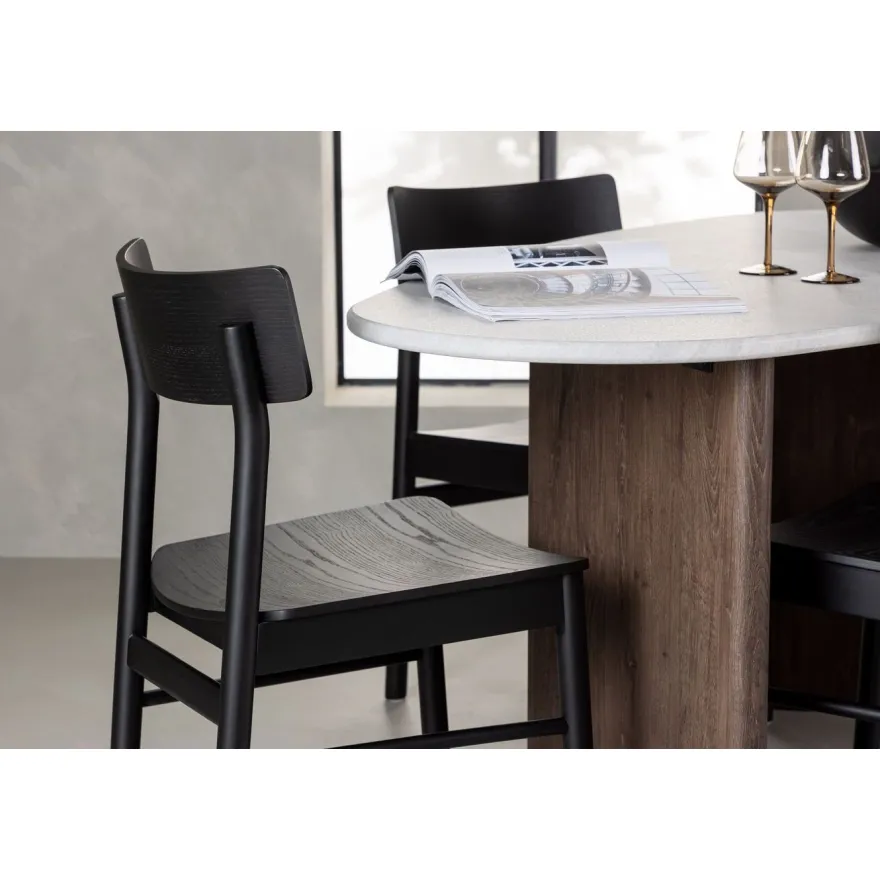Ruokailuryhmä Venture Home, 180x90cm Grönvik-pöytä + 4 Montros-tuolia