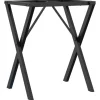 Ruokapöydän jalat X-muoto 60x50x73 cm valurauta (57905)
