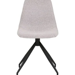 Ruokapöydän tuoli House Nordic Monaco, pyörivä, beige bouclé