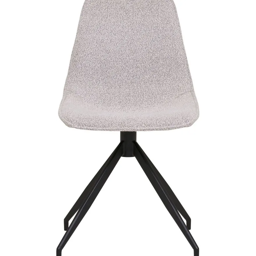 Ruokapöydän tuoli House Nordic Monaco, pyörivä, beige bouclé
