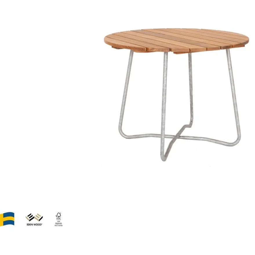Ruokapöytä Eden Wood Wilma, Ø100cm