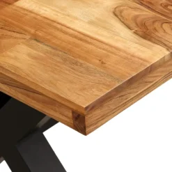 Ruokapöytä kiinteä akaasia- ja mangopuu 180x90x76 cm