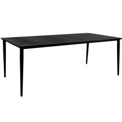 Ruokapöytä Nimes, 200cm, musta