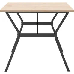 Ruokapöytä tai sohvapöytä, täysi mänty ja valurauta, eri kokoja ja malleja (38412)