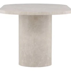 Ruokapöytä Venture Home Narvik, 200x100cm, beige marmorijäljitelmä