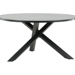 Ruokapöytä Venture Home Parma, ø140cm, tummanharmaa