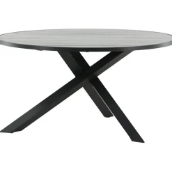 Ruokapöytä Venture Home Parma, ø140cm, tummanharmaa