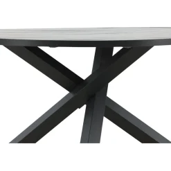 Ruokapöytä Venture Home Parma, ø140cm, tummanharmaa