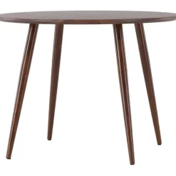 Ruokapöytä Venture Home Sanford, ⌀100cm, tummanruskea