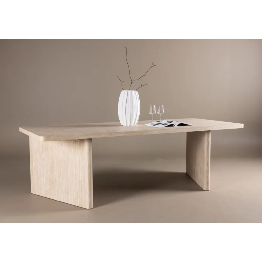 Ruokapöytä Vind Skagen, 240x100cm, beige