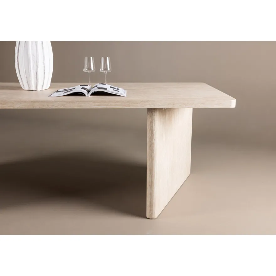 Ruokapöytä Vind Skagen, 240x100cm, beige