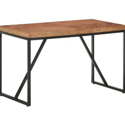 Ruokapöytä 120x60x76 cm täysi akaasia- ja mangopuu