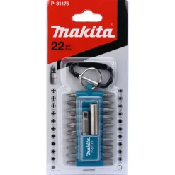 Ruuvikärkisarja Makita P-81175, 22 osaa