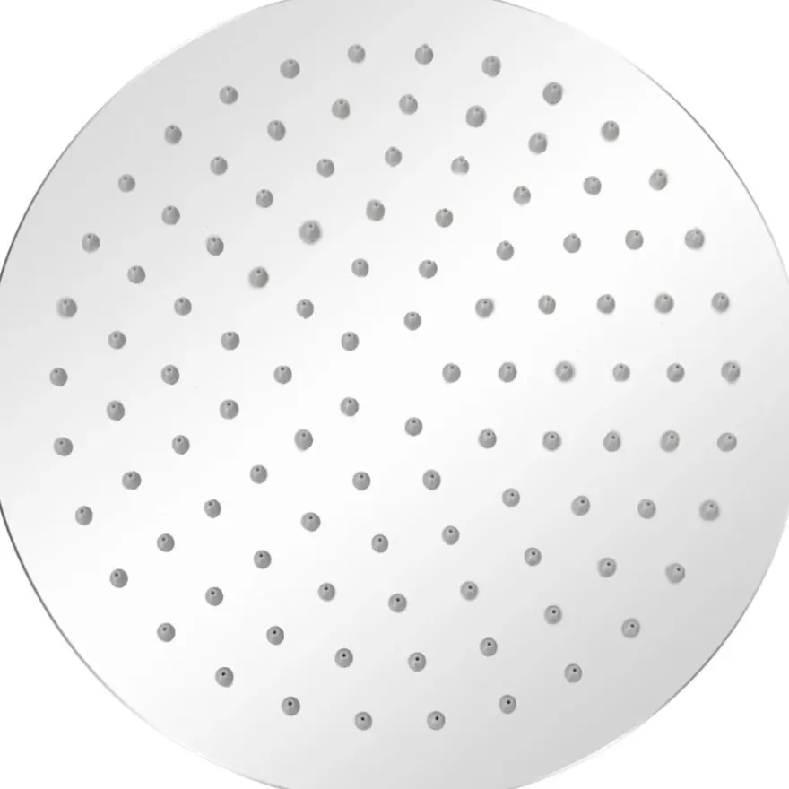 Sadesuihkupäät 2 kpl ruostumaton teräs 25 cm