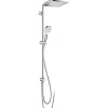 Sadesuihkusetti Hansgrohe Crometta E Showerpipe 240 1jet Ecosmart Reno, ilman hanaa, kromi