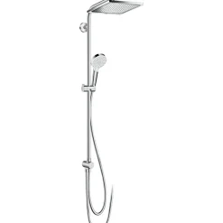Sadesuihkusetti Hansgrohe Crometta E Showerpipe 240 1jet Ecosmart Reno, ilman hanaa, kromi