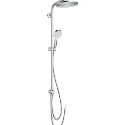 Sadesuihkusetti Hansgrohe Crometta S Showerpipe 240 1jet Ecosmart, Reno ilman hanaa, kromi