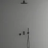 Sadesuihkusetti Scandtap Harmonized 3x Black, piiloasennettava, musta