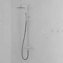 Sadesuihkusetti Scandtap Pleasure 2 Classic, termostaattihanalla, suihkupää ⌀250mm, kiiltävä teräs