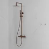 Sadesuihkusetti Scandtap Steel Pleasure 2, termostaattihanalla, suihkupää ⌀250mm, kiiltävä kupari