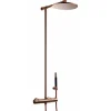 Sadesuihkusetti Tapwell TVM300 Copper, termostaattihanalla, suihkupää ⌀325mm, kiiltävä kupari