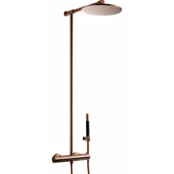 Sadesuihkusetti Tapwell TVM300 Copper, termostaattihanalla, suihkupää ⌀325mm, kiiltävä kupari