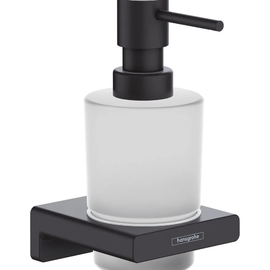 Saippua-annostelija Hansgrohe AddStoris Q, seinäasennus, eri värejä