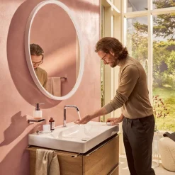 Saippua-annostelija Hansgrohe AddStoris Q, seinäasennus, eri värejä