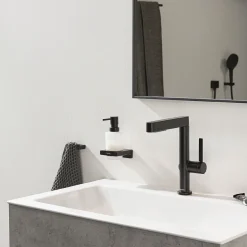 Saippua-annostelija Hansgrohe AddStoris Q, seinäasennus, eri värejä