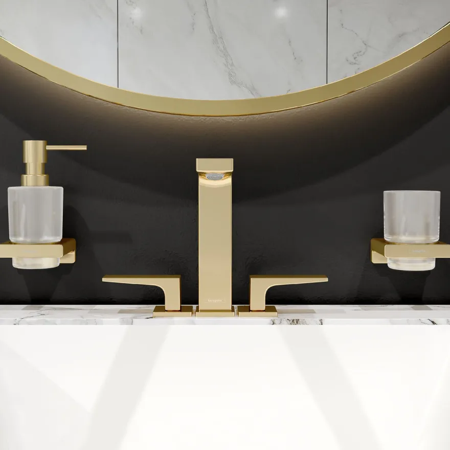 Saippua-annostelija Hansgrohe AddStoris Q, seinäasennus, eri värejä