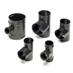 Salaojaputken t-liitos Meltex, ø80/80 mm