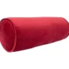 Samettinen rullatyyny Home4You Ø18x50 cm, viininpunainen, punainen