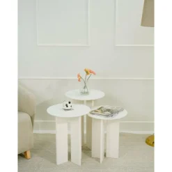 Sarjapöytä Linento Furniture Leo (55 + 50 + 45)