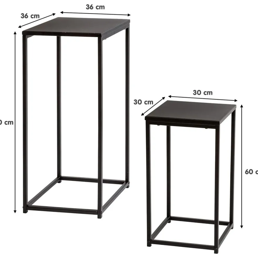 Sarjapöytä Linento Furniture Vespera, musta