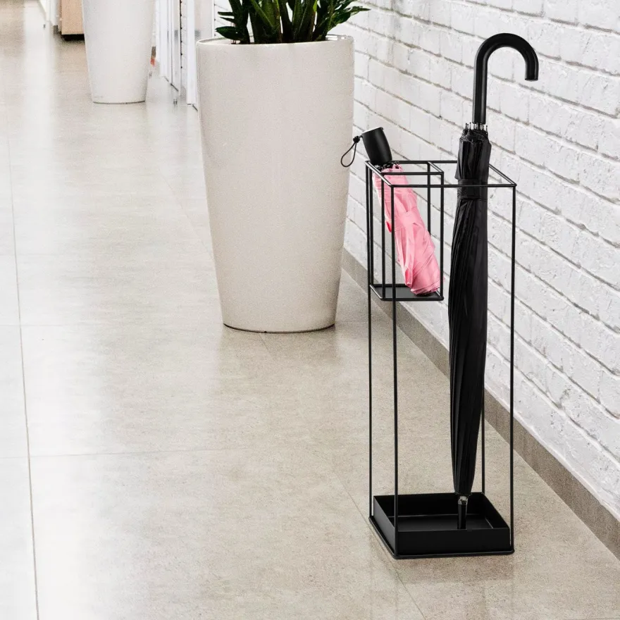 Sateenvarjoteline Linento Furniture Semsiye-A-008, musta