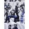Satiinityynyliina Finlayson Tom of Finland Blue Squad, 50x60cm, musta/sininen