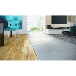 Saumalista Maler sileä, 5x30x2000mm, alumiini, tarra, harjattu grafiitti