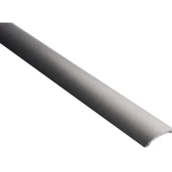 Saumalista Maler sileä, 5x30x2000mm, alumiini, tarra, harjattu grafiitti