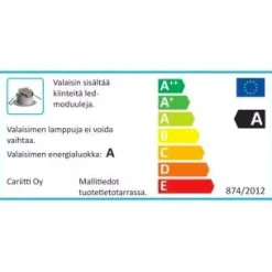 Saunan laudevalaistussarja Cariitti VPL30C-G211 LED-värinvaihtoprojektorilla + 11 kuitua