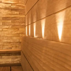 Saunan laudevalaistussarja Cariitti VPL30C-G211 LED-värinvaihtoprojektorilla + 11 kuitua