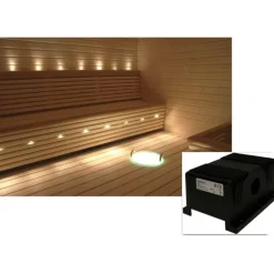 Saunavalaistussarja Cariitti, VPAC-1527-N221, 5-10 m² + LED-projektori + 21 valokuitua