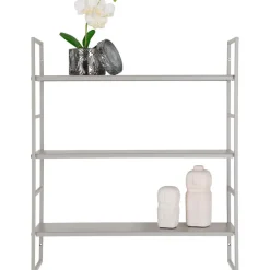 Seinähyllykkö House Nordic Beja, 48x17x55cm, 3 tasolla, viileä harmaa
